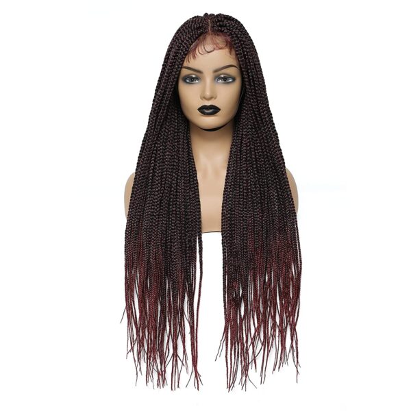 Braided Hair Wigs, Freeflower 30” Pure Handmade Box Braided Synthetic Hair