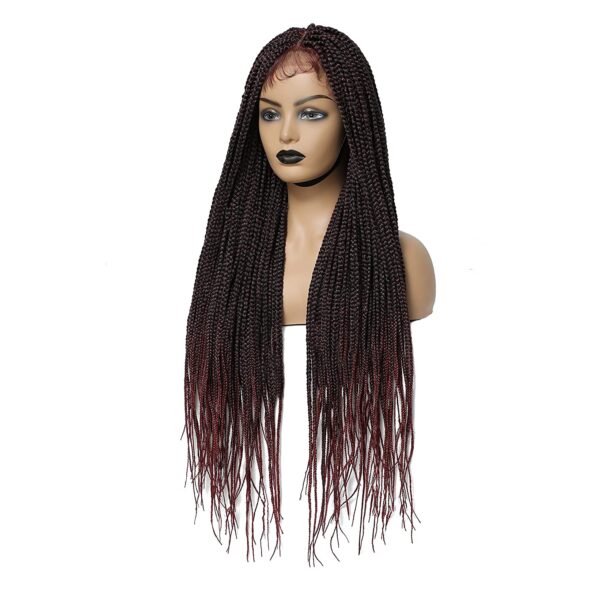 Braided Hair Wigs, Freeflower 30” Pure Handmade Box Braided Synthetic Hair