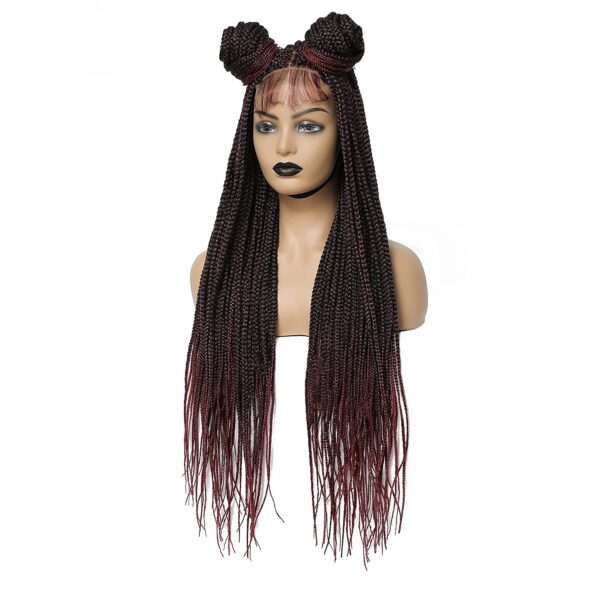 Braided Hair Wigs, Freeflower 30” Pure Handmade Box Braided Synthetic Hair