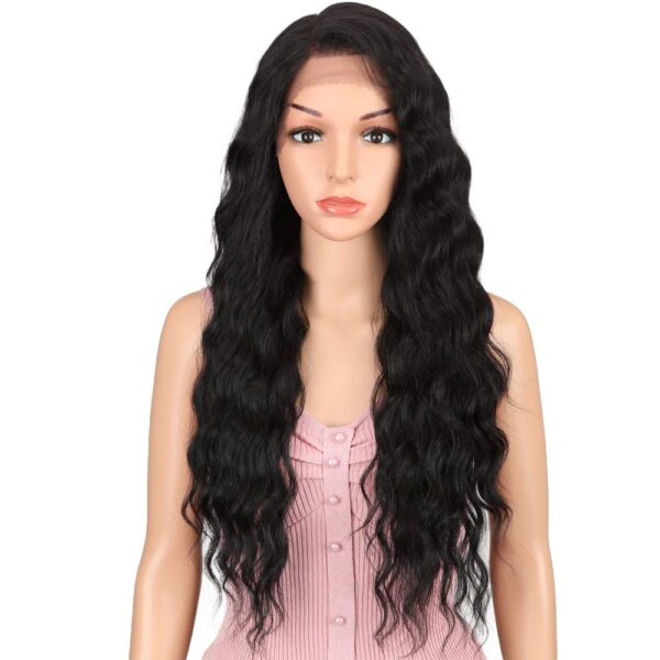 13x4 Lace Frontal Wigs 26" Deep Curly Wavy Wigs High Temperature Synthetic Wigs