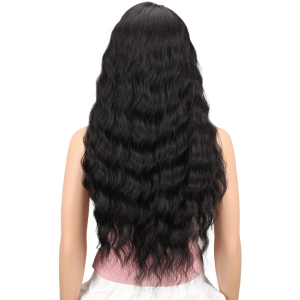 13x4 Lace Frontal Wigs 26" Deep Curly Wavy Wigs High Temperature Synthetic Wigs