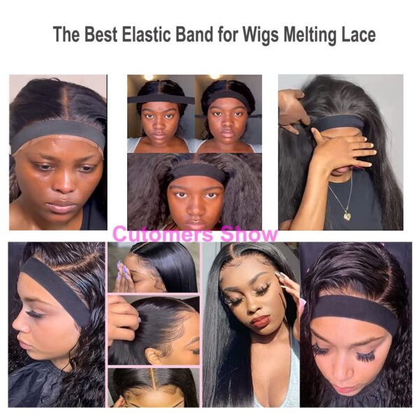 Elastic Bands for Wig Edges Wig Bands for Keeping Wigs in Place