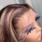 Glueless Honey Blonde Short Hair Lace Wigs 4/27 Body Wave Hair Wigs 180% Density