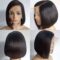 Short Bob Wigs Pixie Side Part Straight Hair 13x4 Lace Front Human Hair Wigs For Black Women