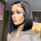Glueless 5×5 HD Lace Closure Wigs Short Bob Human Hair Wigs