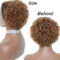 Pixie Cut Wig Human Hair 8inch Short Curly 13x1 T Part Wigs for Women