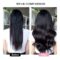 Straight Clip in Hair Extensions Real Human Hair Extensions for Women Full Head