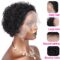 Pixie Cut Wig Human Hair 8inch Short Curly 13x1 T Part Wigs for Women