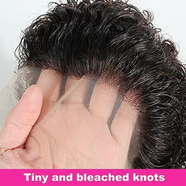 Pixie Cut Wig Human Hair 8inch Short Curly 13x1 T Part Wigs for Women